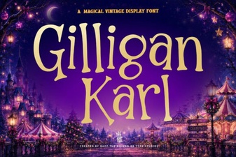 Gilligan Karl Font: Creative Typography Projects