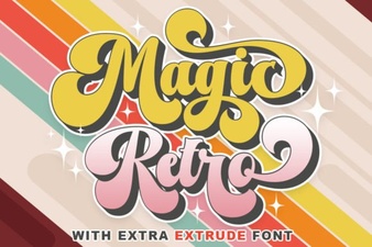Retro Magic Fonts for Your Design Projects