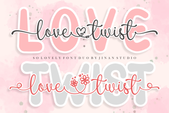Get Creative with the Love Twist Duo Font