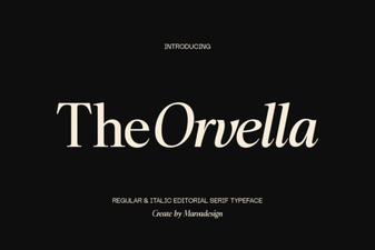 Download Orvella Font for Creative Typography Projects